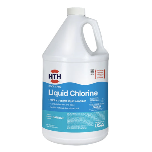HTH Liquid Chlorine gallon front of pack