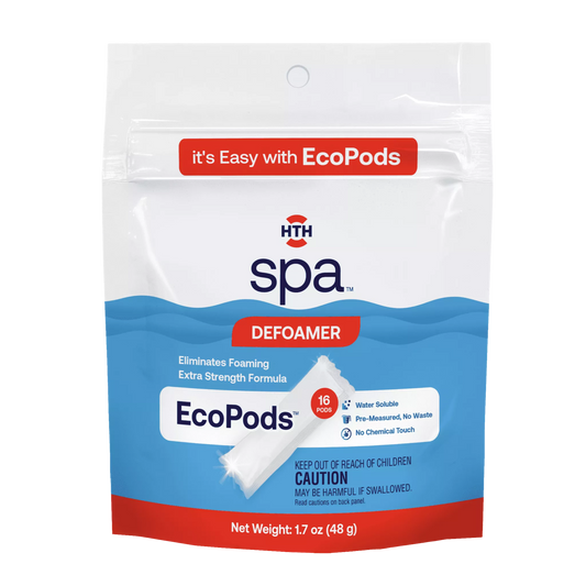 hth hot tub defoamer ecopods 17 ounce package