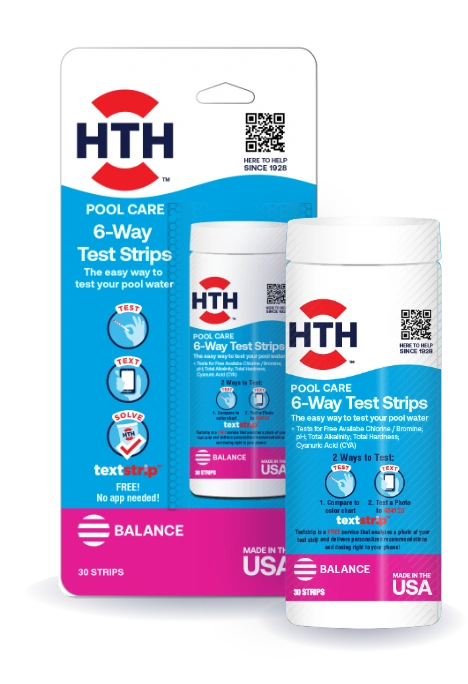 hth swimming pool test strips for pool care individual package