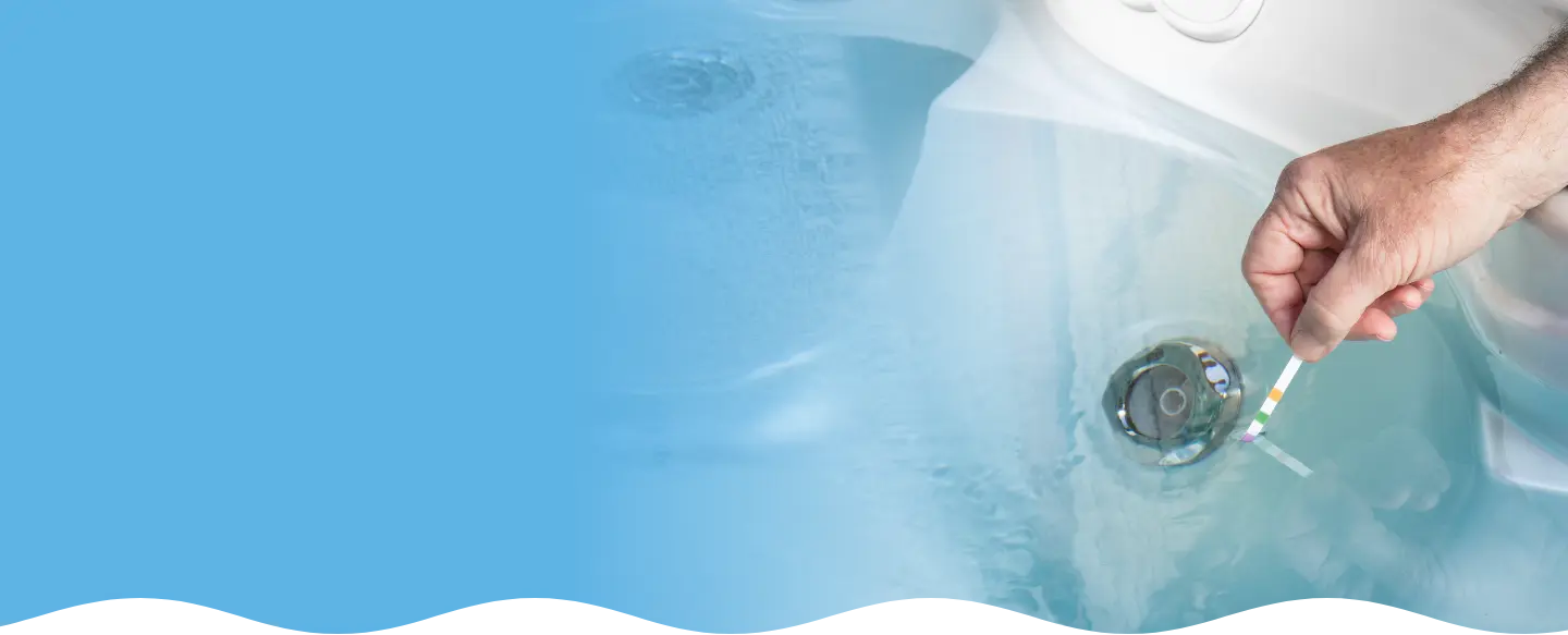 test hot tub water hero image