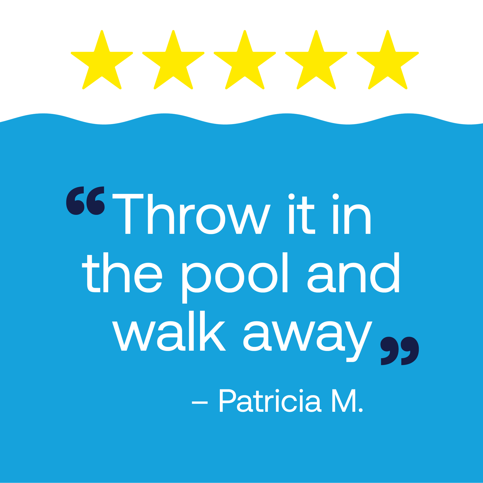 5-star review of quick and easy use