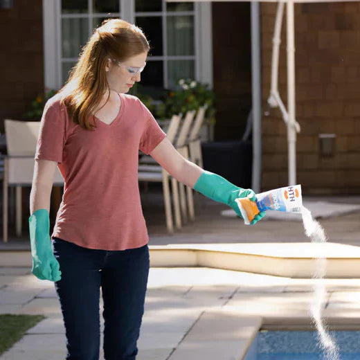 How much shock do I add to my swimming pool?