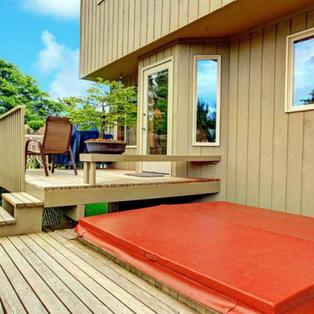 Recharge in an <span>energy efficient</span> hot tub