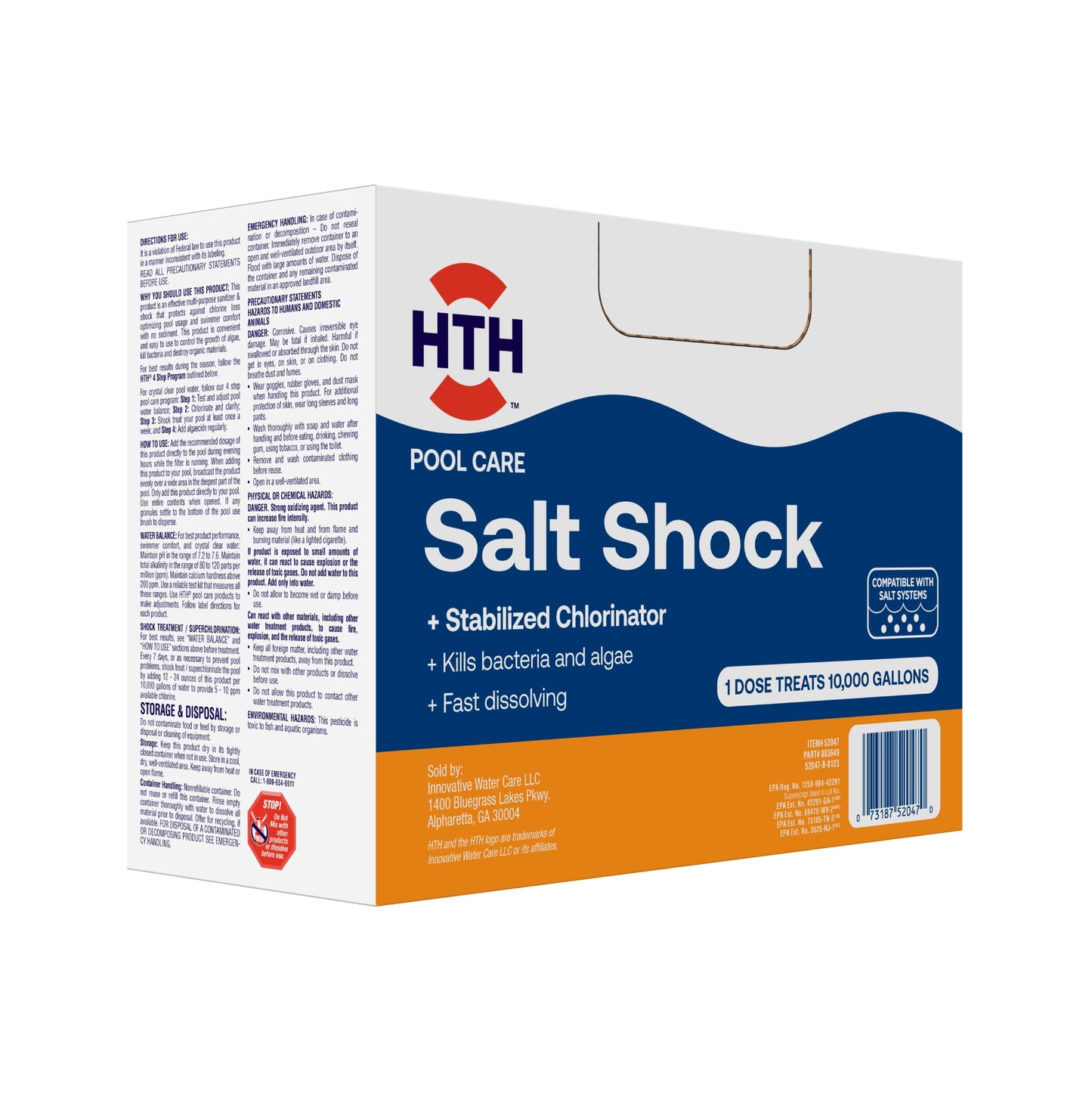 HTH™ Salt Pool Shock 5 x 12oz in box