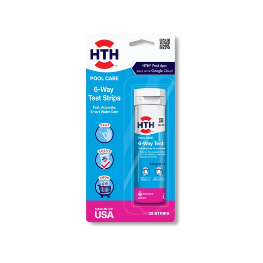 HTH™ Pool Care 6-Way Test Strips: Pool Test Strips