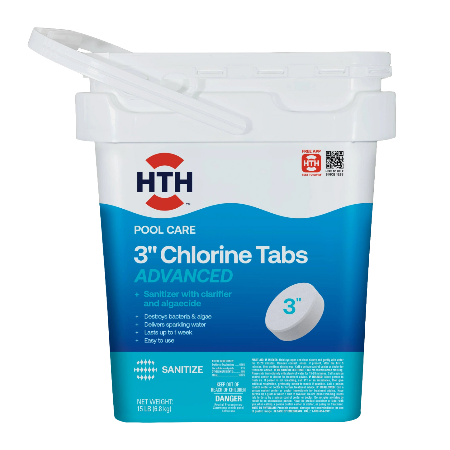 HTH™ Pool Care 3" Chlorine Tabs Advanced