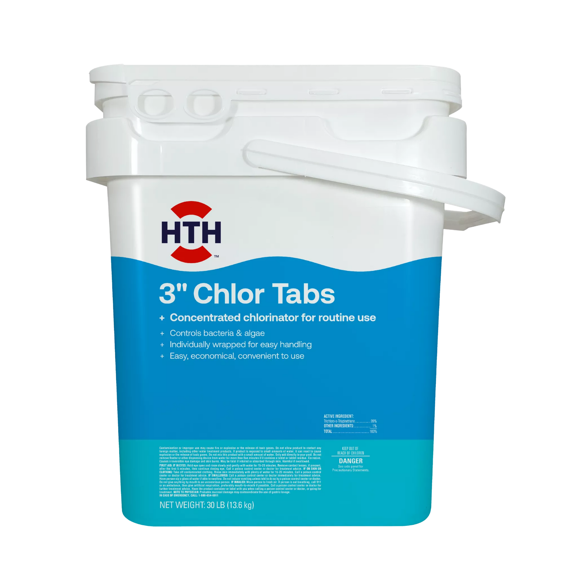 hth 3 inch chlorine tabs 5 lb package