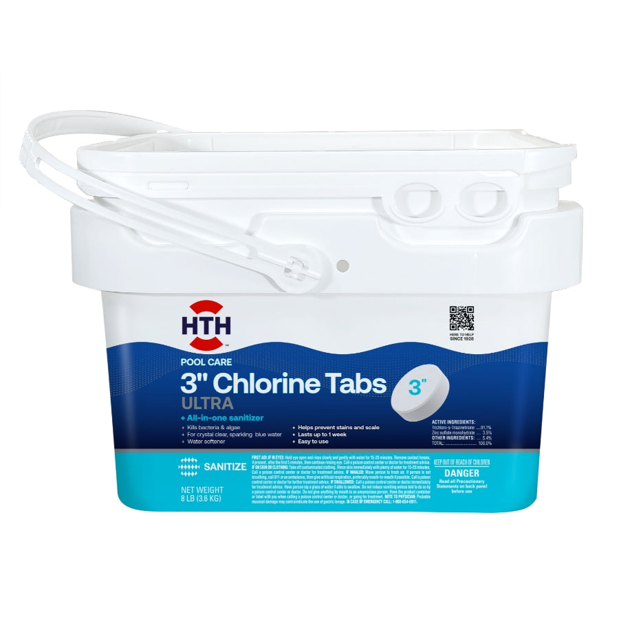 HTH™ Pool Care 3" Chlorine Tabs Ultra: 3 Inch Chlorine Tabs