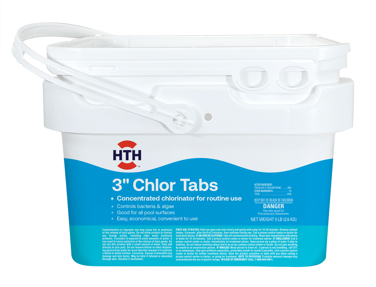 HTH™ Pool Care 3" Chlorine Tabs (Wrapped Tablets)