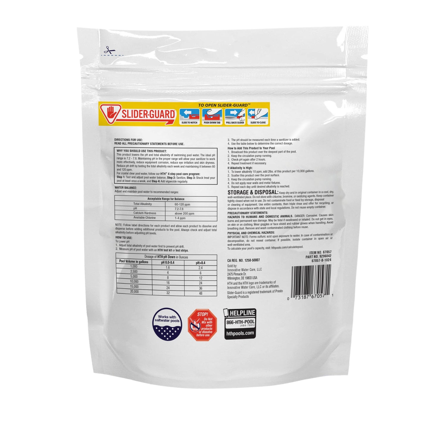 HTH™ Pool Care pH Down: Pool pH Decreaser