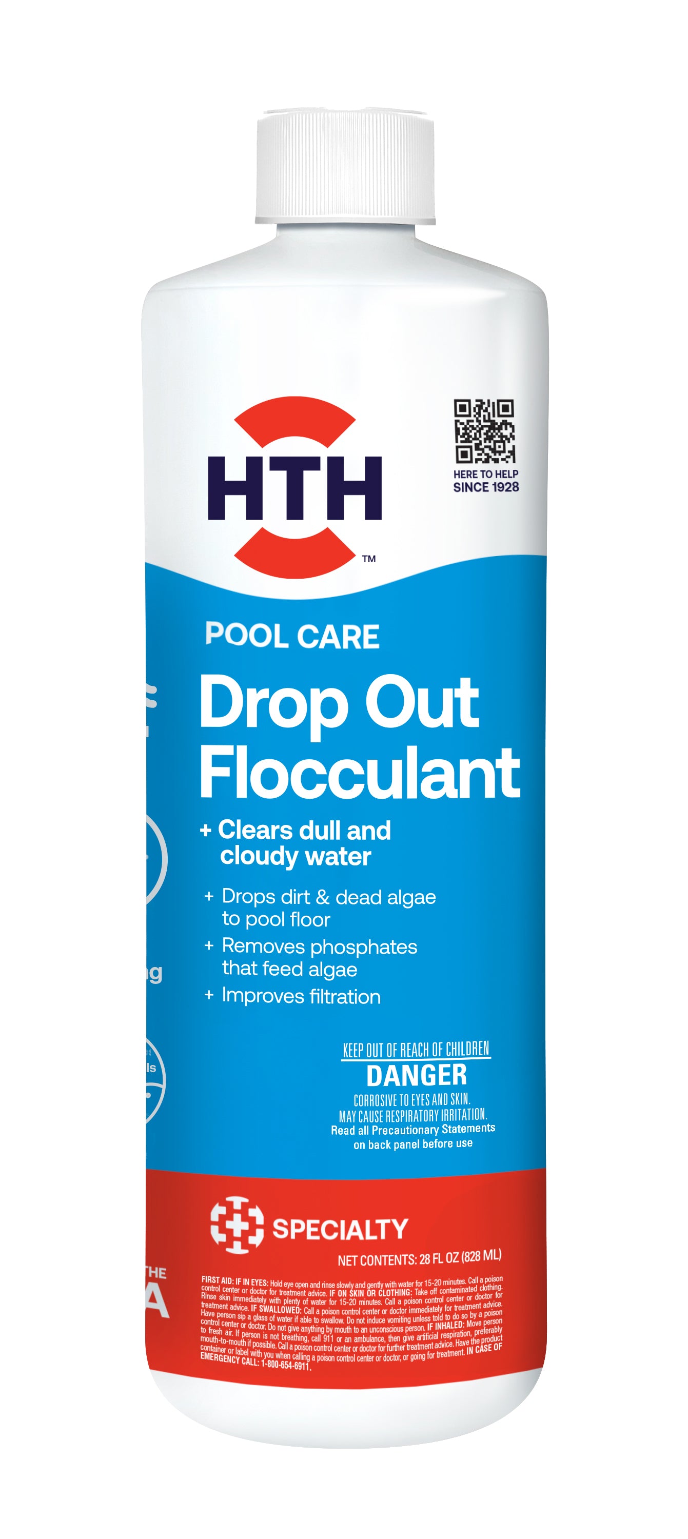 HTH™ Pool Care Drop Out™ Flocculant: Flocculant for Pools