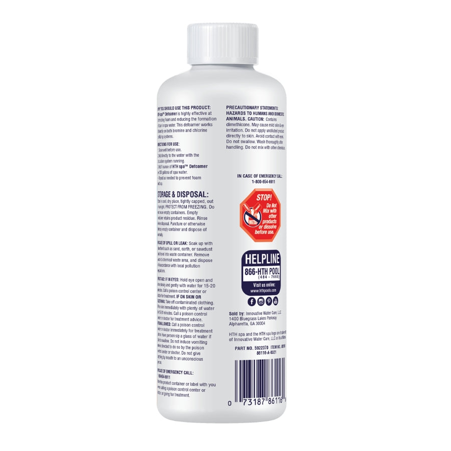 HTH spa™ Care Defoamer: Spa Defoamer