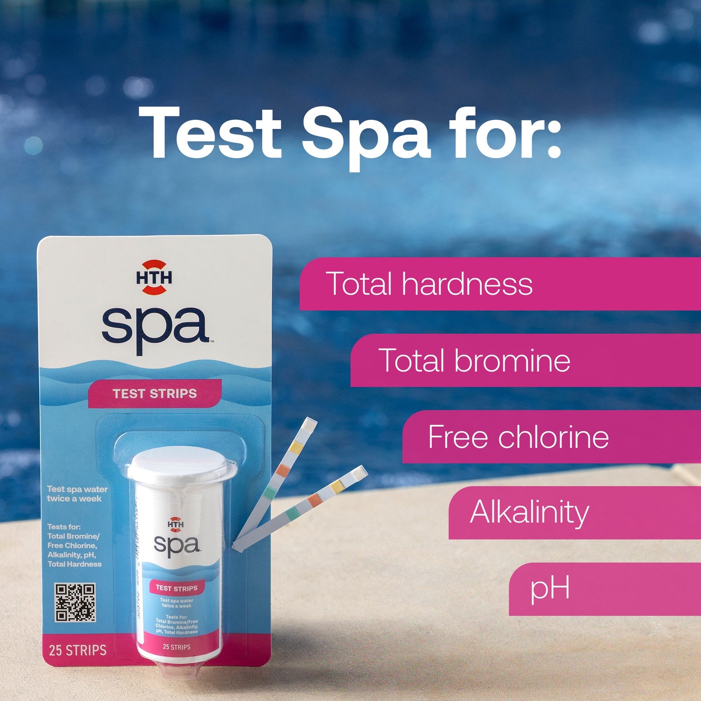 HTH spa™ Care Test Strips: Spa Test Strips