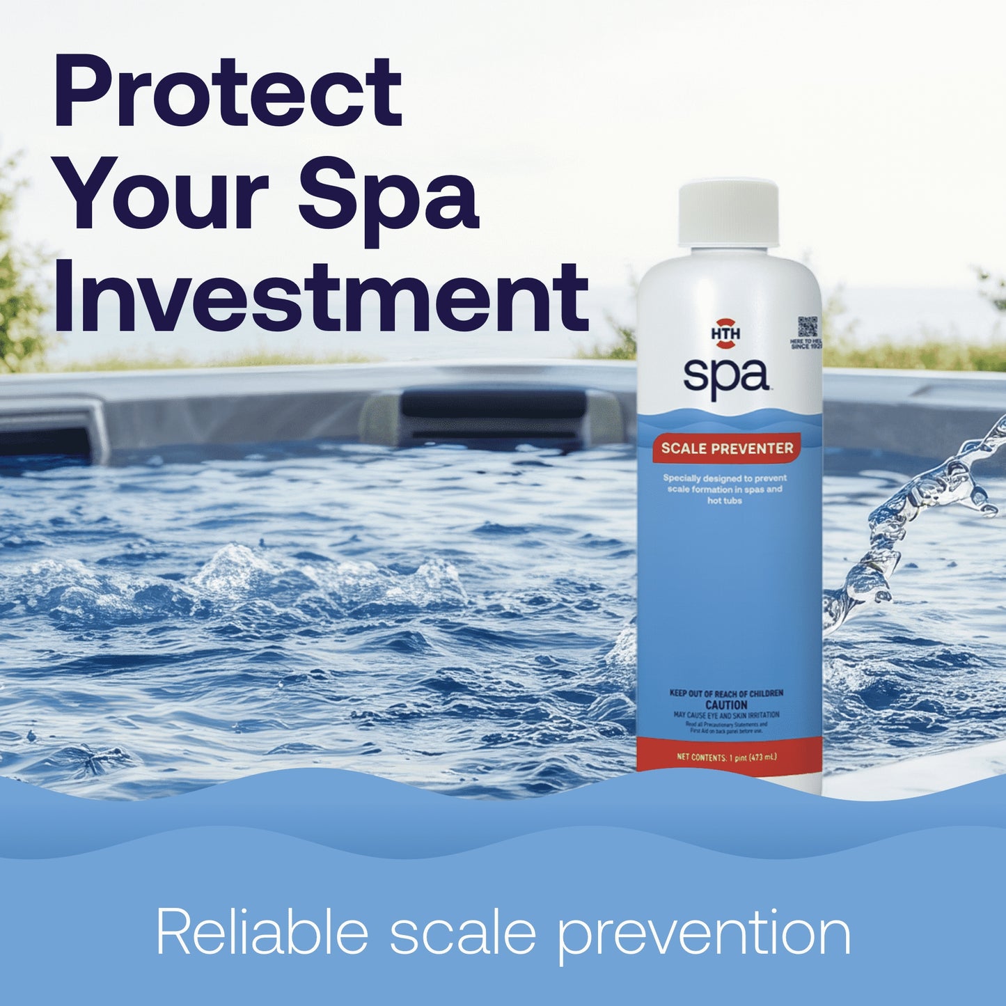 HTH Spa™ Care Scale Preventer: Spa Stain Remover