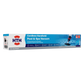 HTH Cordless Handheld Pool and Spa Vacuum packaging showing cordless pool cleaning vacuum with pivoting head, extendable handle, fine particle filtration, and cleaning for pools and hot tubs.