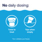 adjustable chlorine floater tips sideways when empty