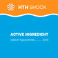 cal hypo pool shock contains calcium hypochlorite ingredient