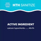 calcium hypochlorite active ingredient shown at 48.4 percent