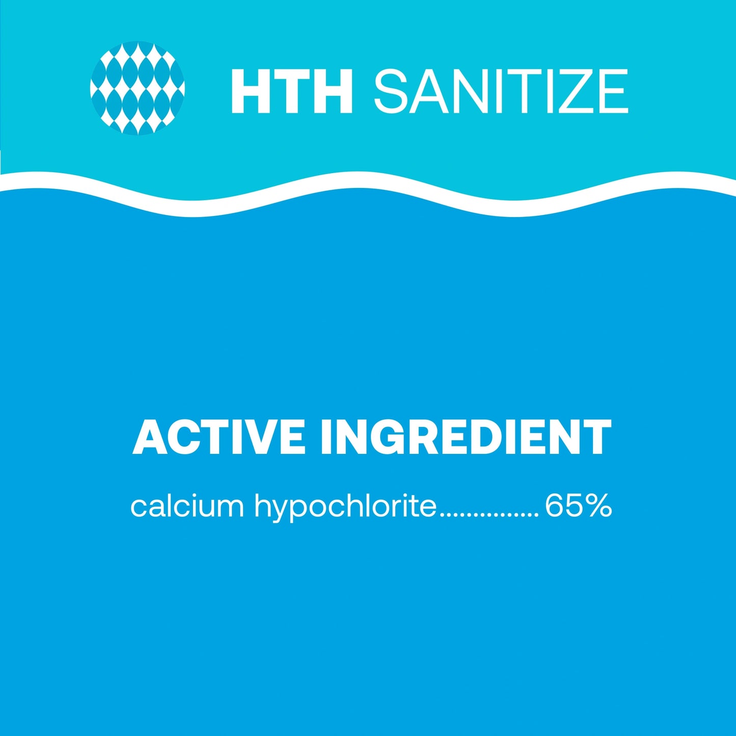 pool chlorine powder contains sixty five percent calcium hypochlorite
