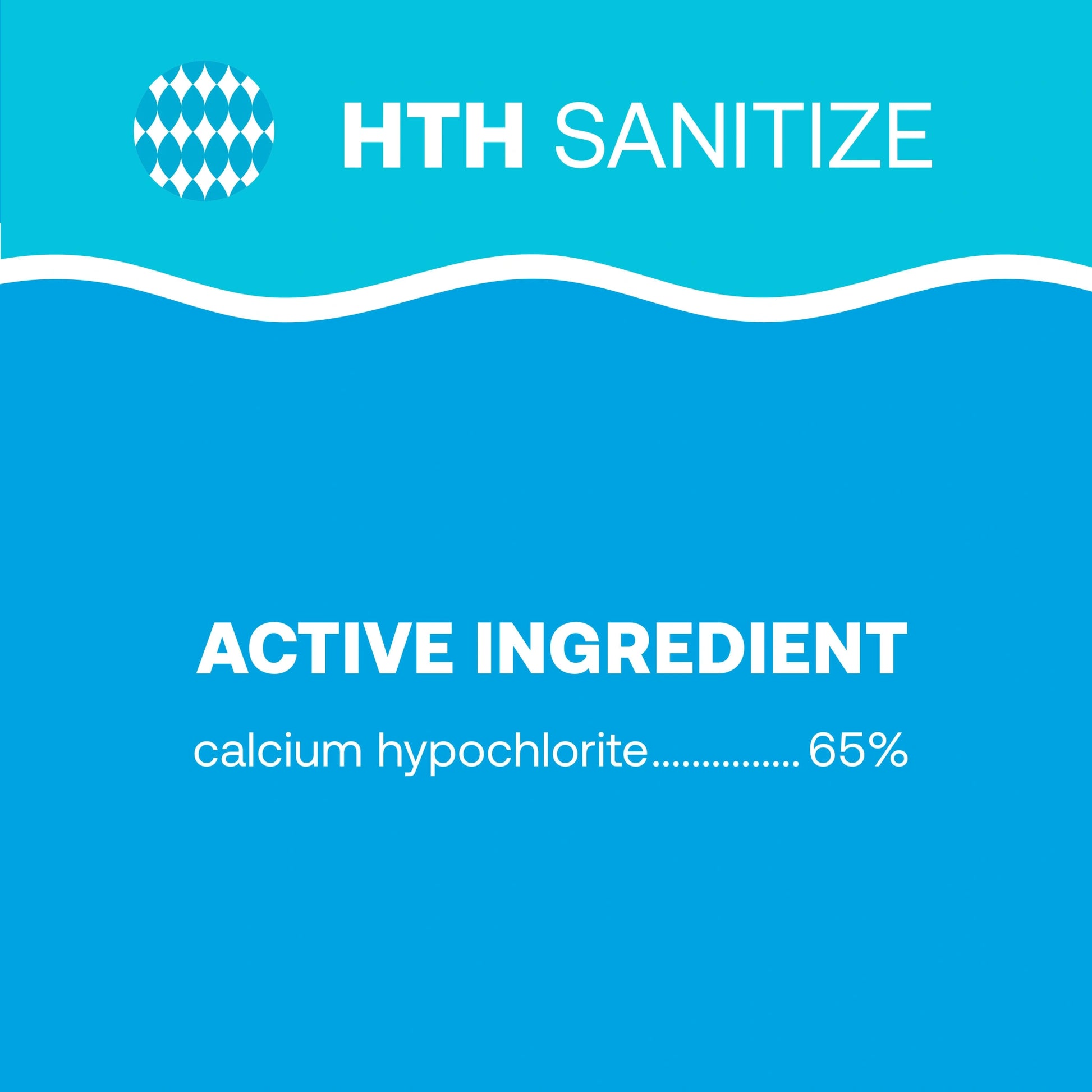 pool chlorine powder contains sixty five percent calcium hypochlorite