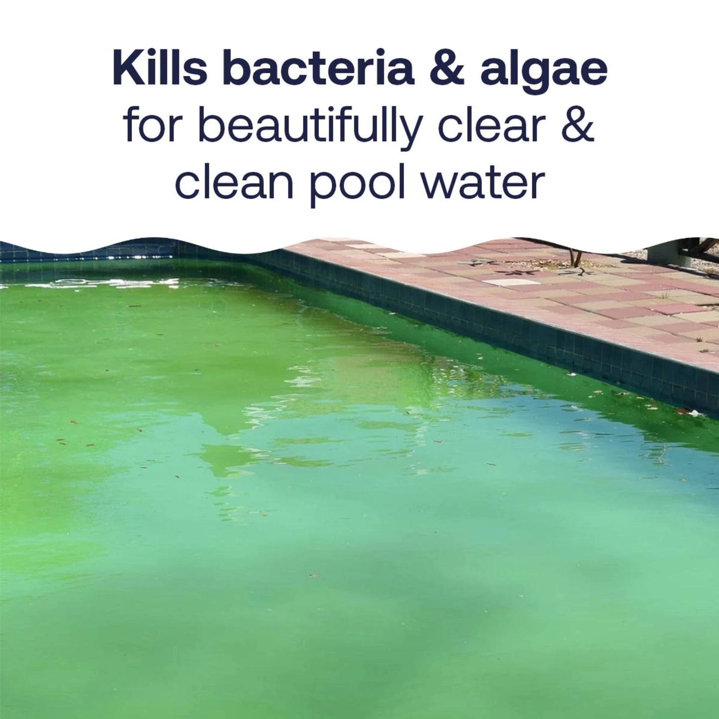 hth chlorine floater kills pool bacteria and algae