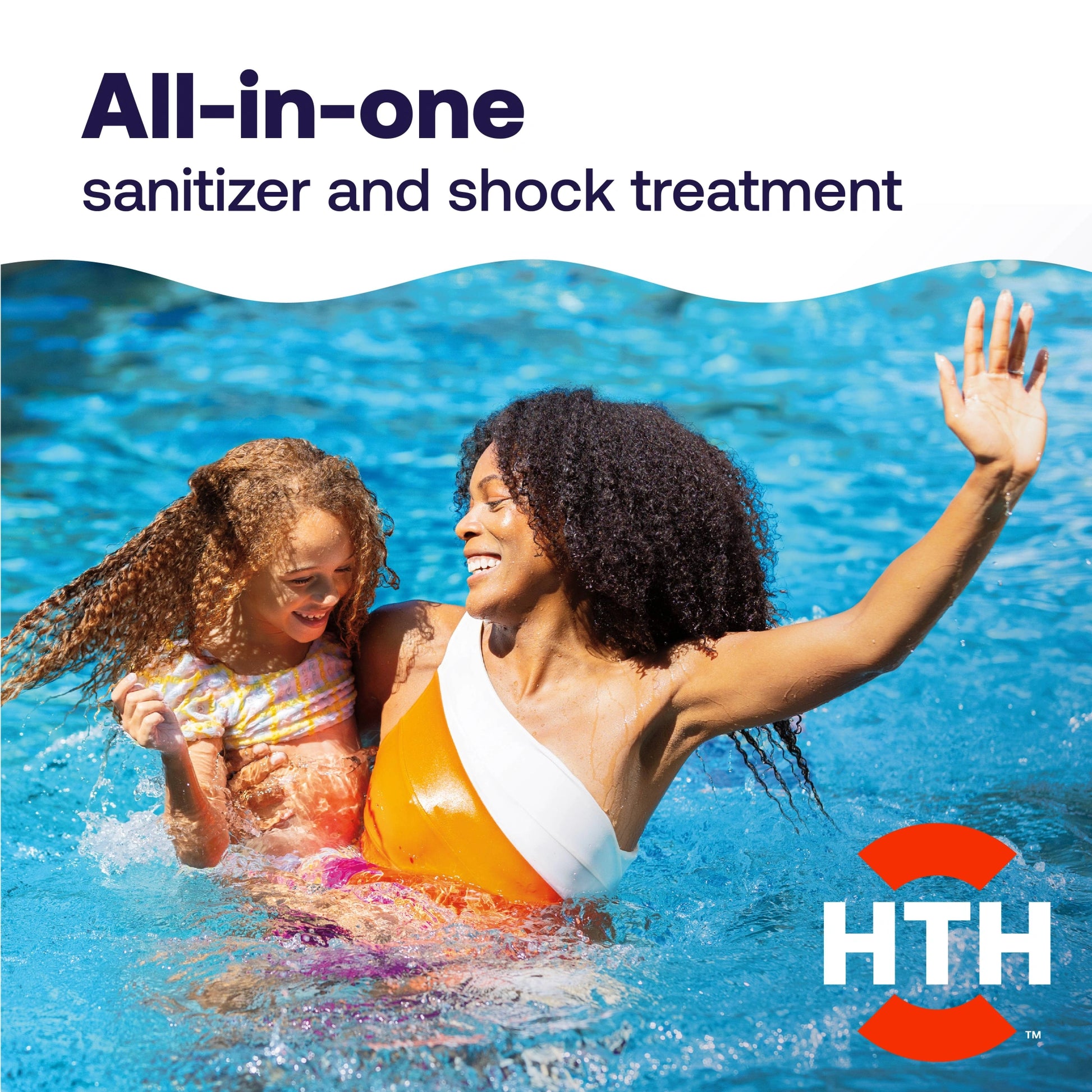 family enjoys all in one sanitizer and shock treatment