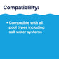 graphic describing stabilizer compatibility with different pool types