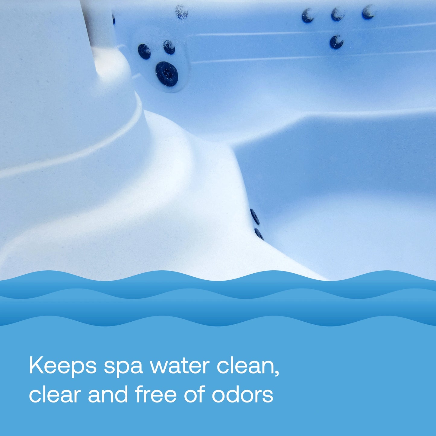 spa bromine keeps water clean clear and odor-free