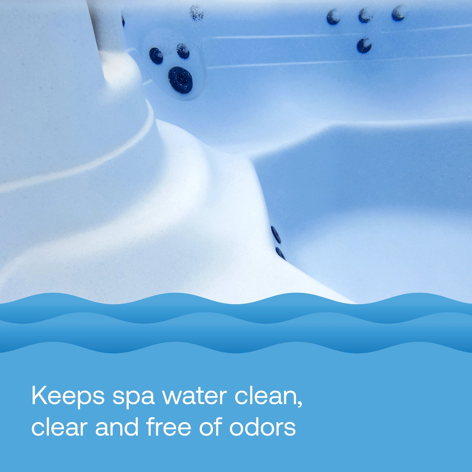 spa bromine keeps water clean clear and odor-free