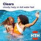pool water clarifier clears cloudy hazy water quickly