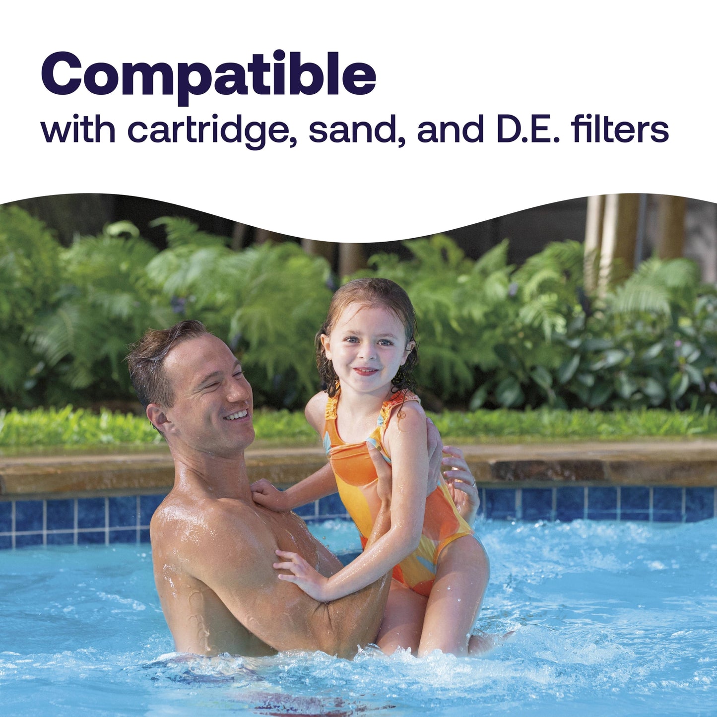 pool filter cleaner compatible with cartridge sand and de