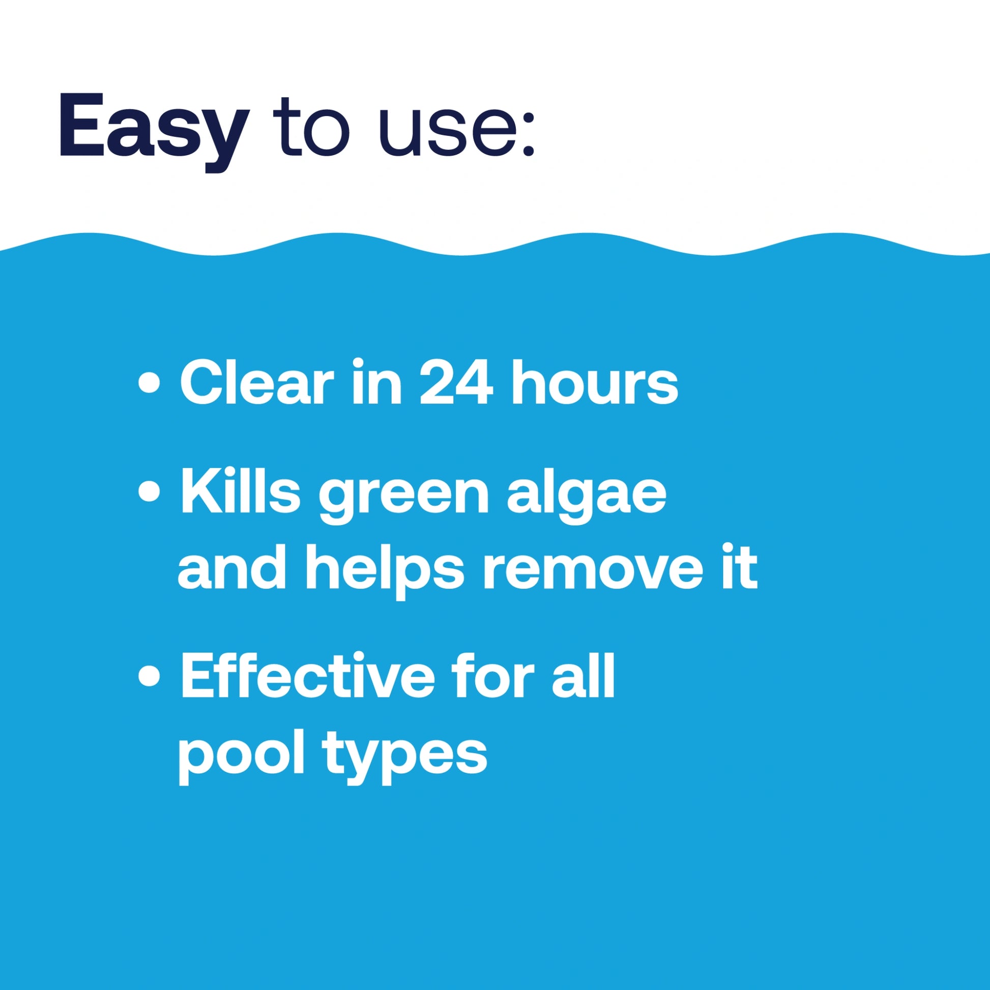green to blue pool treatment clears algae quickly