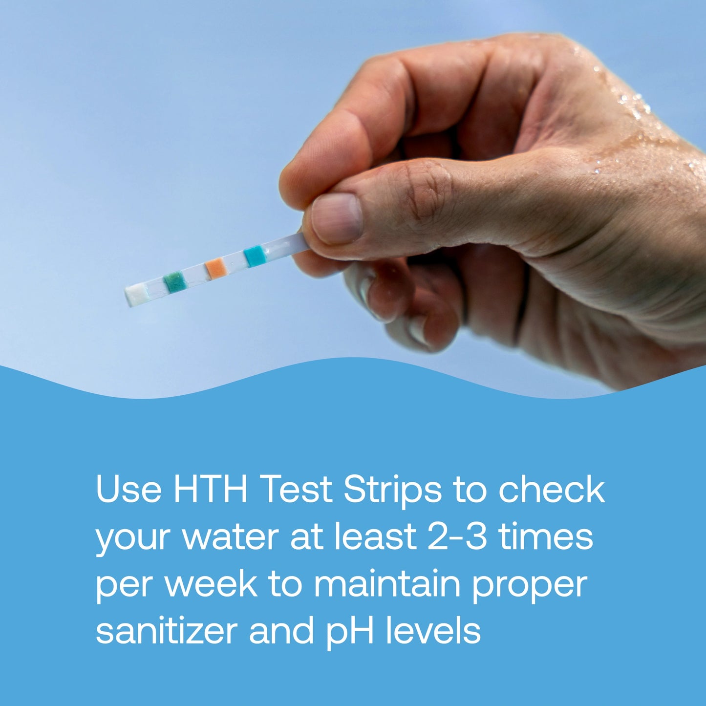hot tub bromine test strips check sanitizer levels
