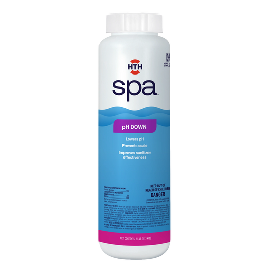 hth hot tub ph decreaser 2.5 lb front