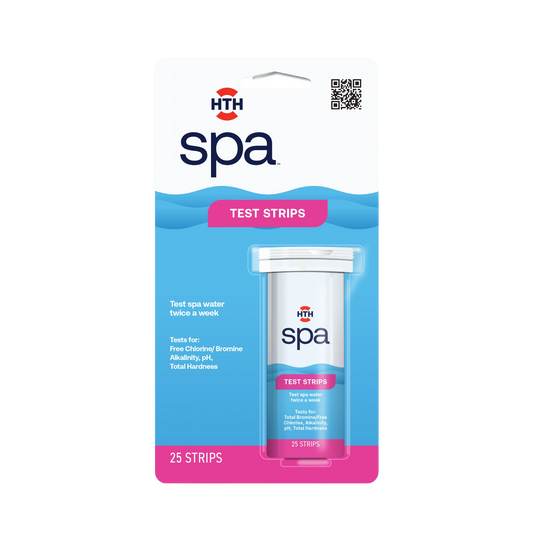 HTH spa hot tub test strips 25-count package