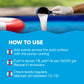 how to lower ph in pool illustrated with powder