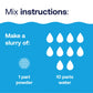 mixing instructions for de pool filter powder slurry