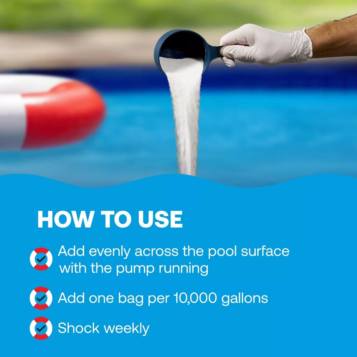 HTH™ Pool Care Salt Shock