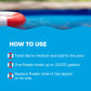 instructions explain how to use a chlorine floater