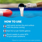 instructions show how to apply pool shock treatment