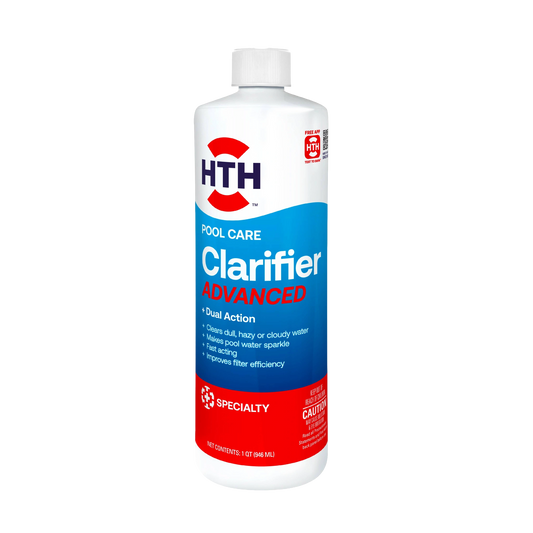hth advanced pool clarifier one quart bottle