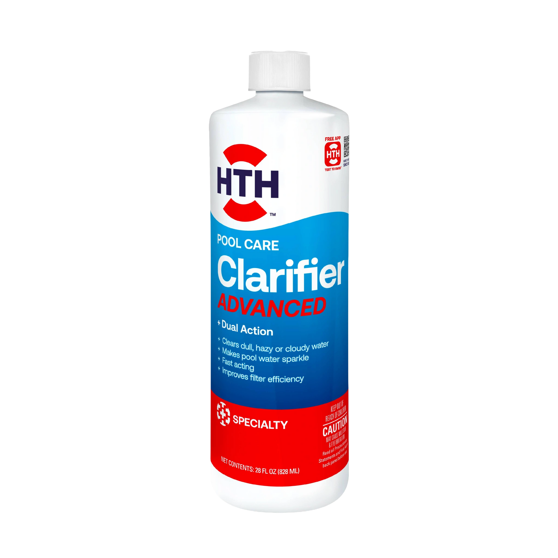 hth advanced pool clarifier 28 ounce bottle