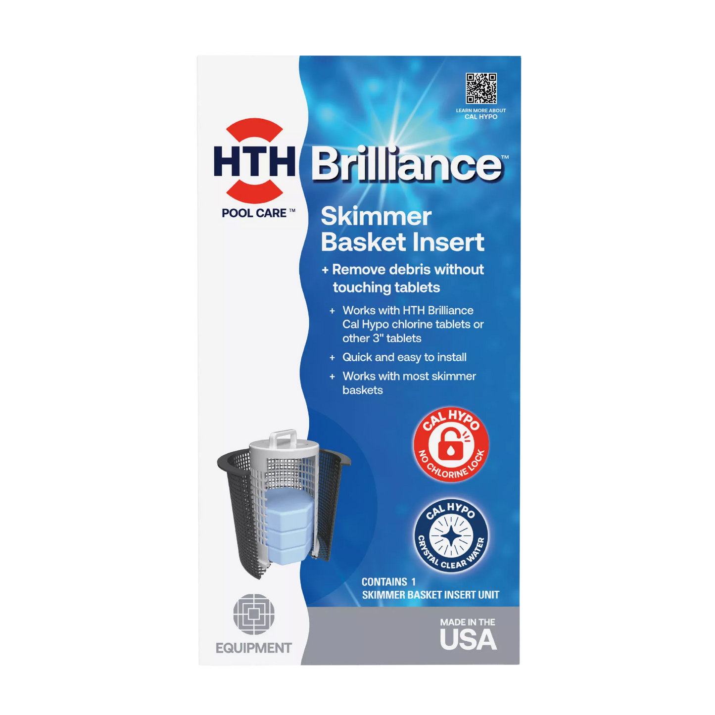 hth brilliance skimmer basket insert package front