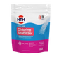 HTH Chlorine Stabilizer 4lb bag, used to protect chlorine from sunlight degradation and help it last longer in pool water.