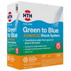 front of hth green to blue pool treatment kit