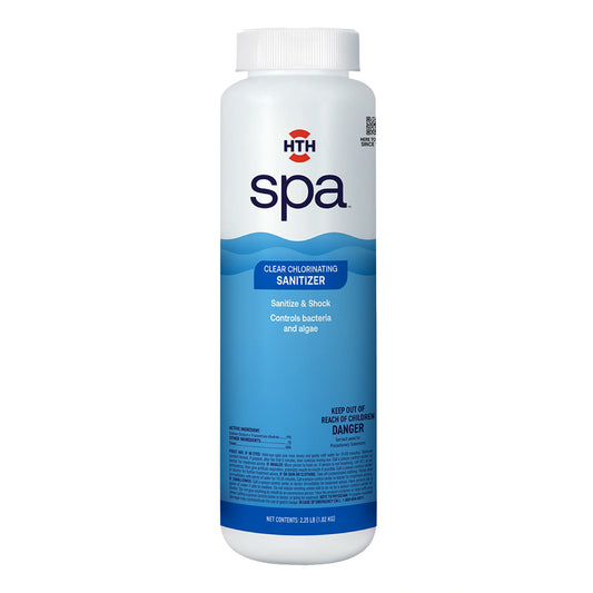hth hot tub sanitizer 2.25 lb front
