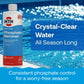 HTH Pool Care promotional banner showing crystal clear water all season long with consistent phosphate control.