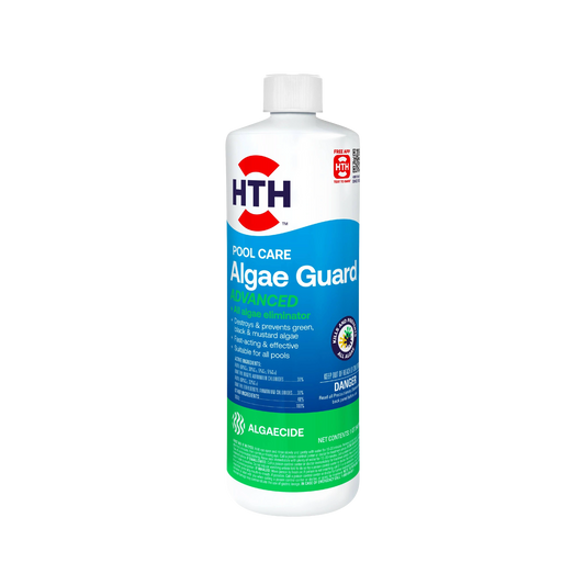 hth pool algaecides advanced one quart bottle