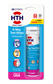 The front packaging of an HTH Pool Care 6-Way Test Strips bonus pack displaying a '35 Strips' total label alongside a yellow banner highlighting '5 Free Bonus Strips!'.