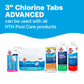3 inch chlorine tablets displayed with compatible hth products